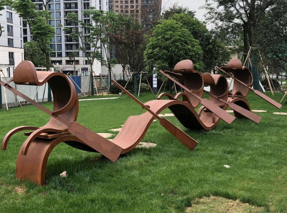 建阳锈钢板造型