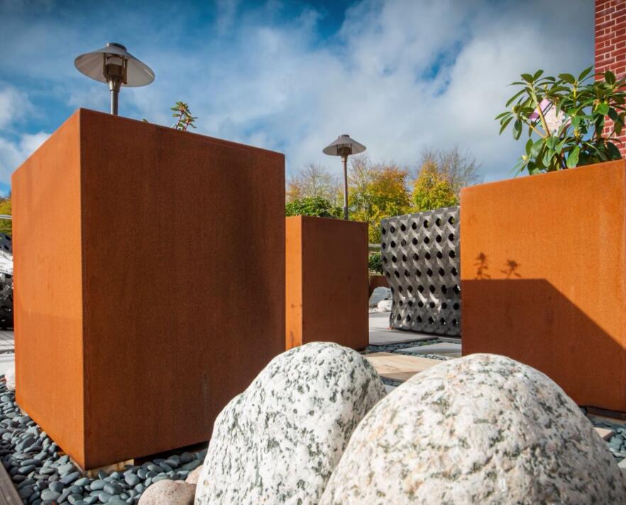 建阳锈钢板花箱